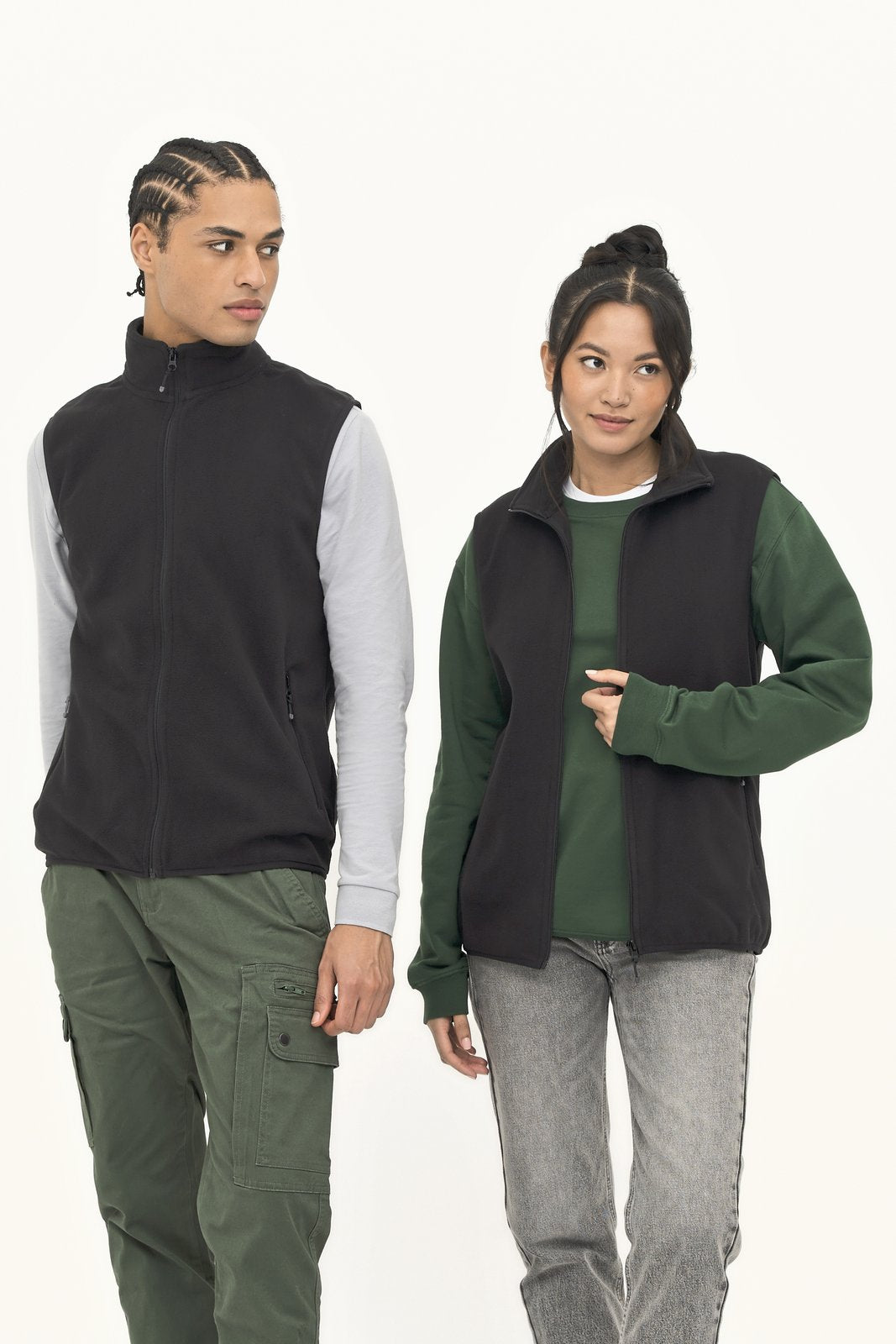 SOL´S Unisex Factor Zipped Fleece Bodywarmer
