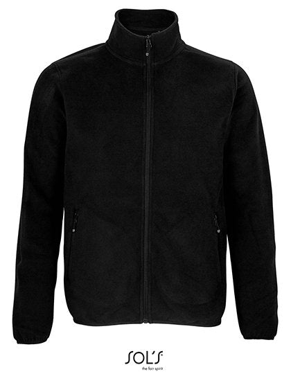 SOL´S Men's Factor Zipped Fleece Jacket – Black