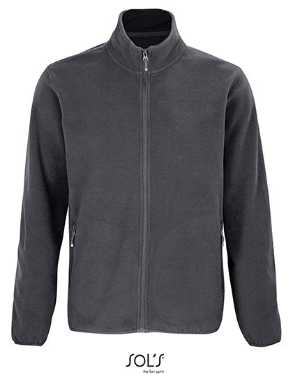 SOL´S Men's Factor Zipped Fleece Jacket – Charcoal Grey (Solid)