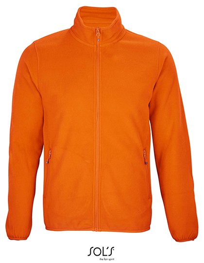 SOL´S Men's Factor Zipped Fleece Jacket – Orange