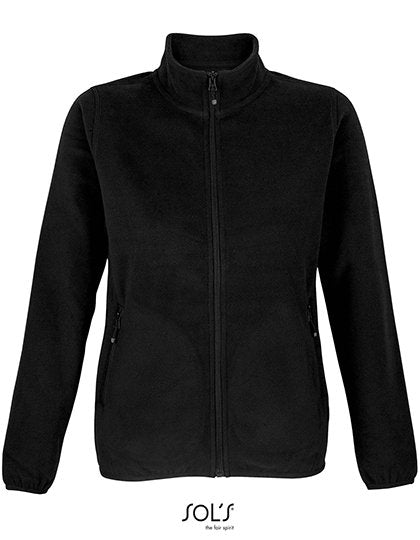 SOL´S Women's Factor Zipped Fleece Jacket – Black