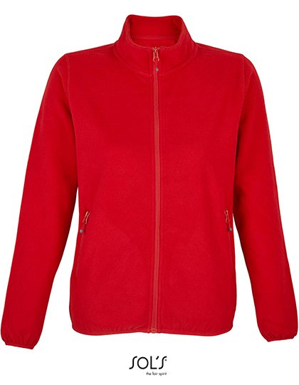 SOL´S Women's Factor Zipped Fleece Jacket – Red