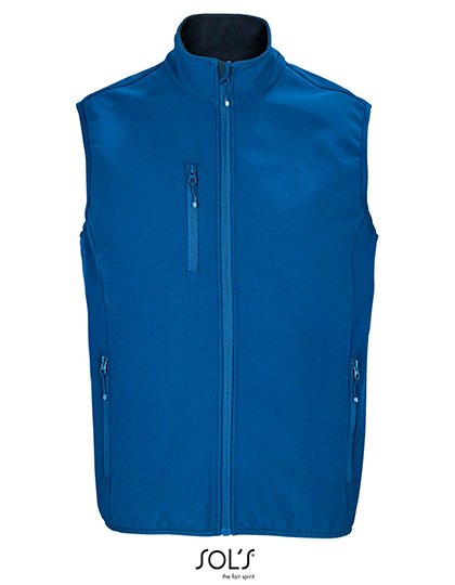 SOL´S Men's Falcon Zipped Softshell Bodywarmer – Royal Blue 241