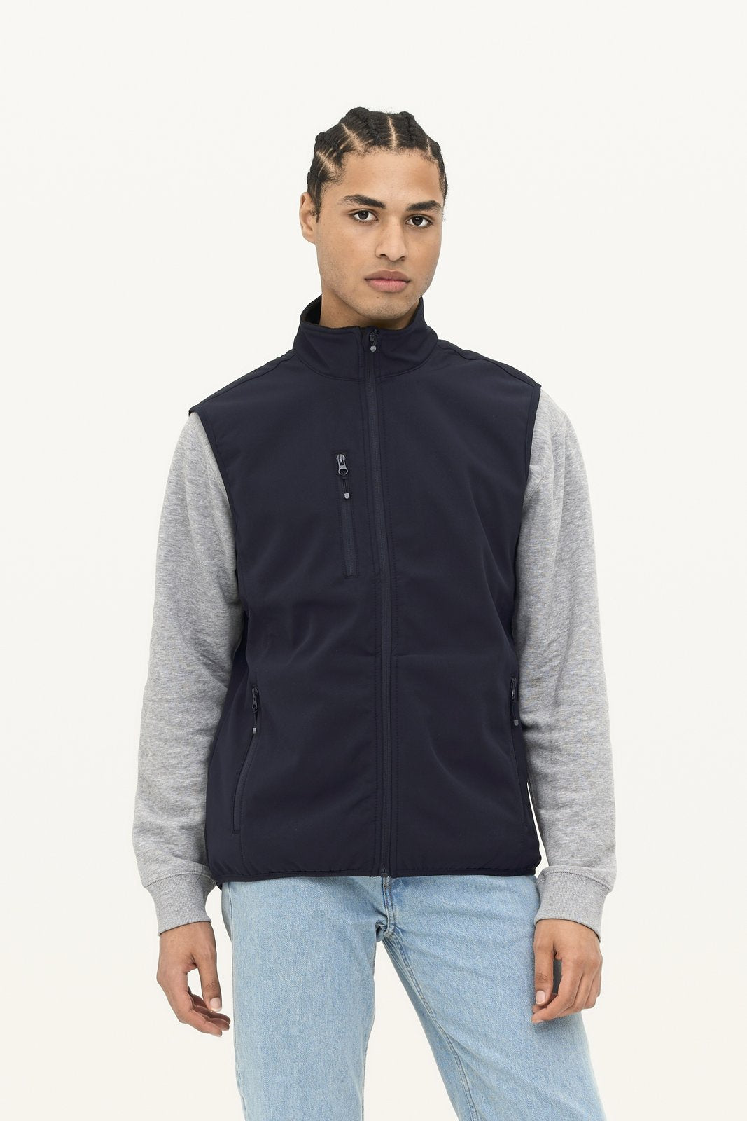 SOL´S Men's Falcon Zipped Softshell Bodywarmer