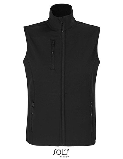 SOL´S Women's Falcon Zipped Softshell Bodywarmer – Black