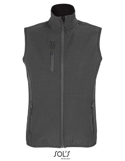 SOL´S Women's Falcon Zipped Softshell Bodywarmer – Charcoal Grey (Solid)