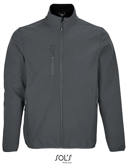 SOL´S Men's Falcon Zipped Softshell Jacket – Charcoal Grey (Solid)