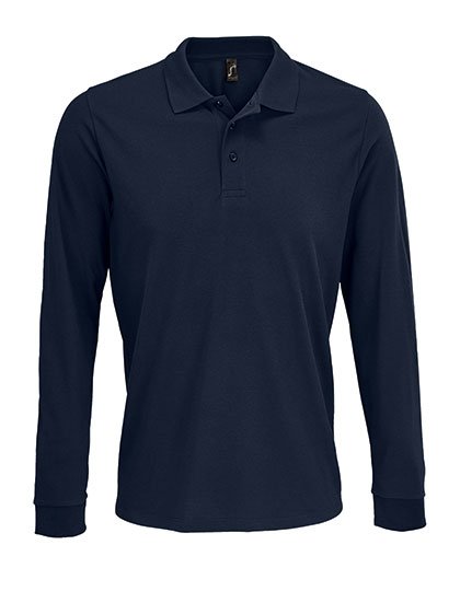 SOL´S Unisex Long Sleeve Polycotton Polo Shirt – French Navy