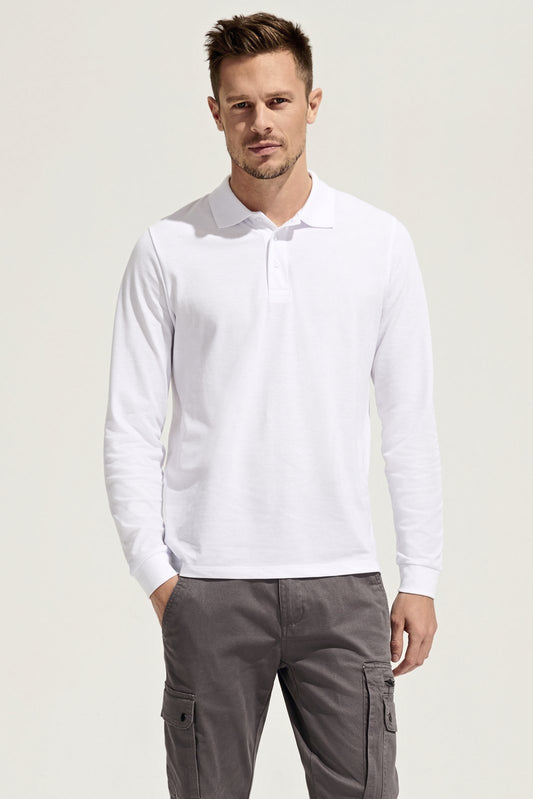 SOL´S Unisex Long Sleeve Polycotton Polo Shirt