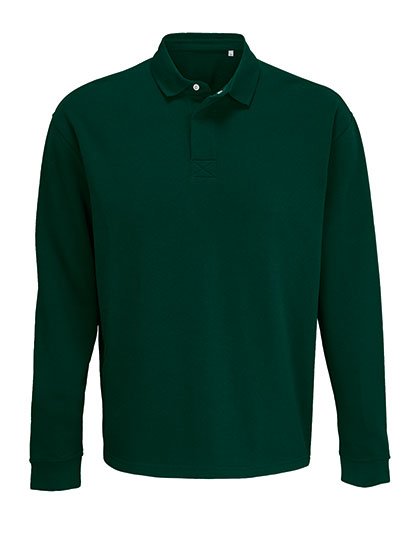 SOL´S Unisex Polo Collar Sweatshirt Heritage – Green Empire