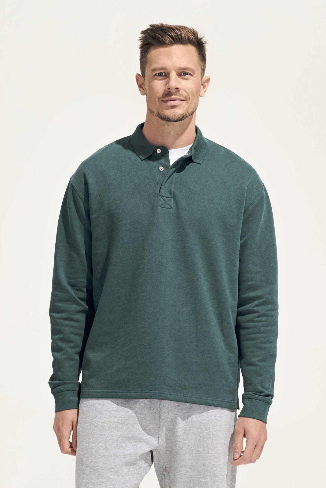 SOL´S Unisex Polo Collar Sweatshirt Heritage