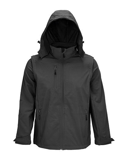 SOL´S Softshell Jacket 3in1 Falcon – Charcoal Grey (Solid)