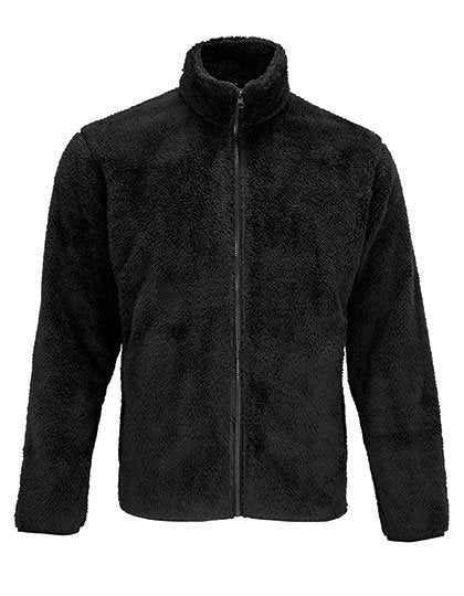 SOL´S Unisex Fleece Zip Jacket Finch – Black