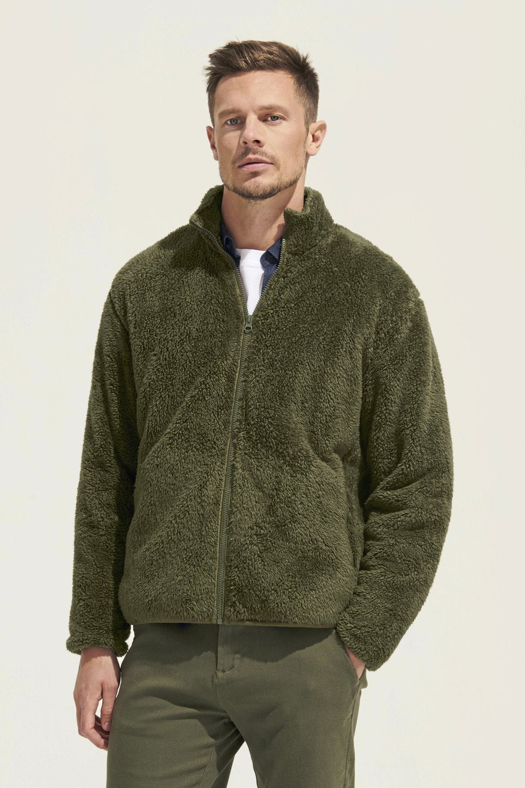 SOL´S Unisex Fleece Zip Jacket Finch