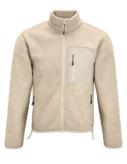 SOL´S Unisex Sherpa Jacket Fury – Shear Beige / Beige
