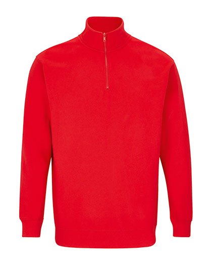 SOL´S Unisex 1/4 Zip Sweatshirt Conrad – Bright Red