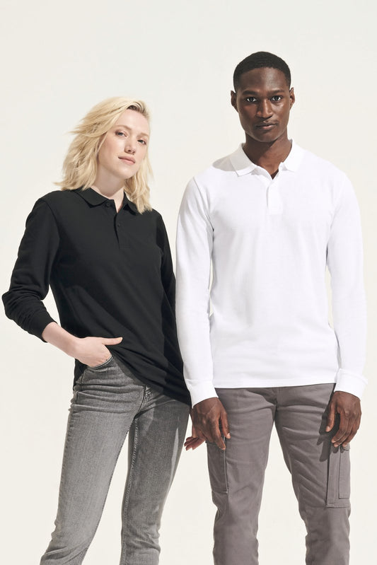 SOL´S Unisex Long Sleeve Polo Shirt Planet