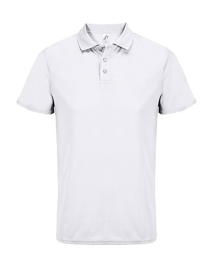 SOL´S Unisex Pitcher Sports Polo Shirt – White