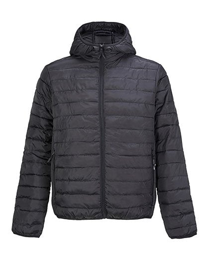 SOL´S Men's Stream Lightweight Hooded Padded Jacket – Black