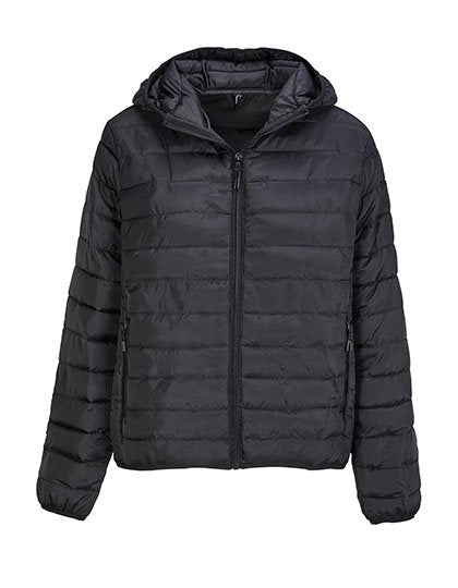 SOL´S Women's Stream Lightweight Hooded Padded Jacket – Black