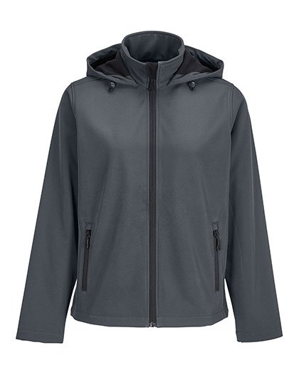 SOL´S Women's Race Softshell Hooded Jacket – Charcoal Grey (Solid)