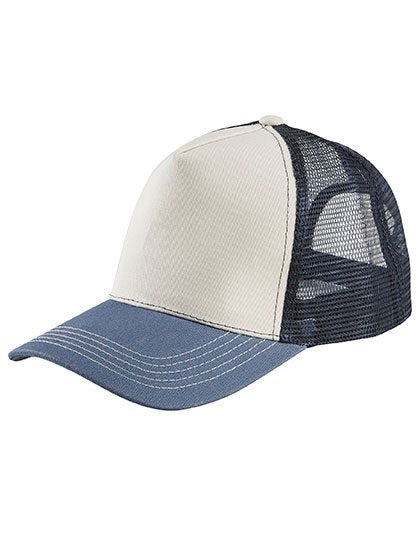 SOL´S Five Panel Cap Blink – Off White / Denim