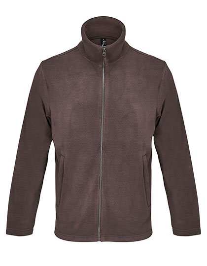 SOL´S Unisex Microfleece Full-Zip Jacket Nitro – Dark Chocolate