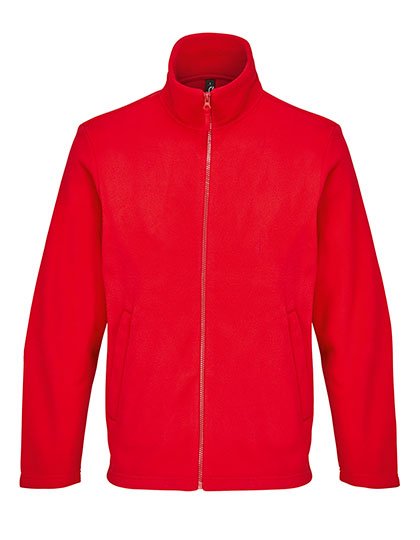 SOL´S Unisex Microfleece Full-Zip Jacket Nitro – Red