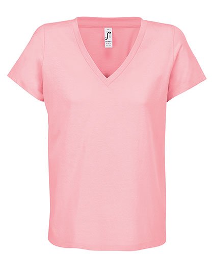 SOL´S Women's V-Neck T-Shirt Regent – Candy Pink