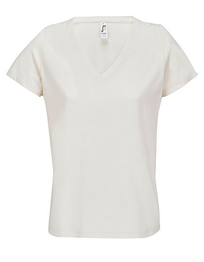 SOL´S Women's V-Neck T-Shirt Regent – Off White