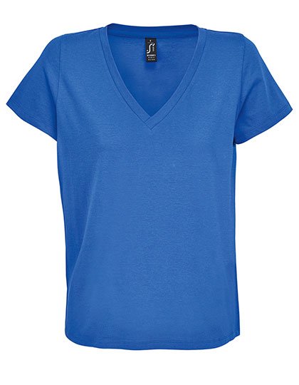 SOL´S Women's V-Neck T-Shirt Regent – Royal Blue 241