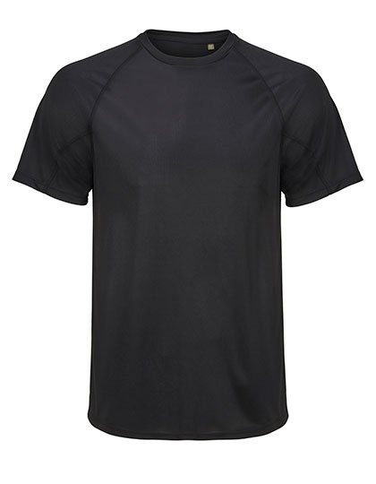 SOL´S Men's Raglan Sleeve T-Shirt Vortex – Black