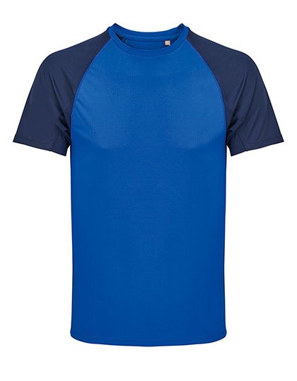 SOL´S Men's Raglan Sleeve T-Shirt Vortex – French Navy / Royal Blue 241