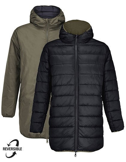 SOL´S Unisex Reversible Parka Reverse – Army / Black