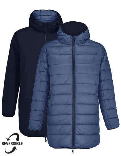 SOL´S Unisex Reversible Parka Reverse – French Navy / Denim