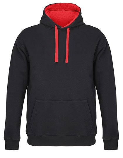 SOL´S Unisex Hooded Sweatshirt Cameron – Black / Red