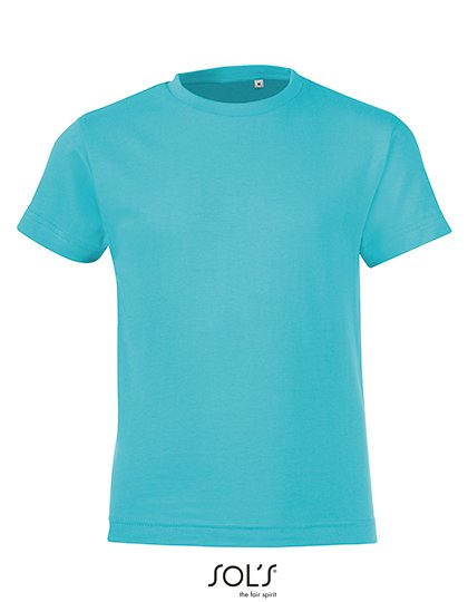 SOL´S Kids' Round Collar T-Shirt Regent Fit – Atoll Blue
