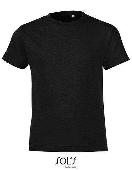 SOL´S Kids' Round Collar T-Shirt Regent Fit – Deep Black