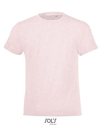 SOL´S Kids' Round Collar T-Shirt Regent Fit – Heather Pink