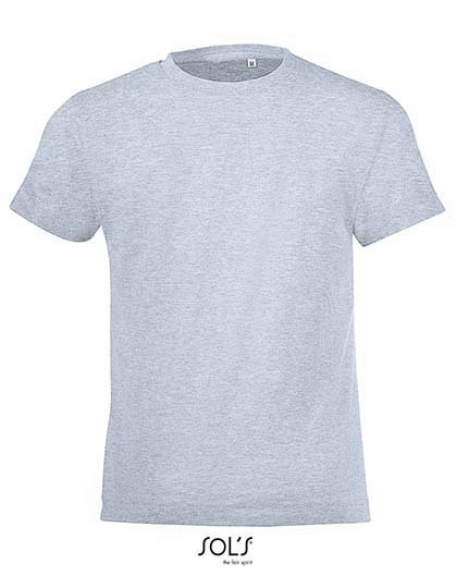 SOL´S Kids' Round Collar T-Shirt Regent Fit – Heather Sky