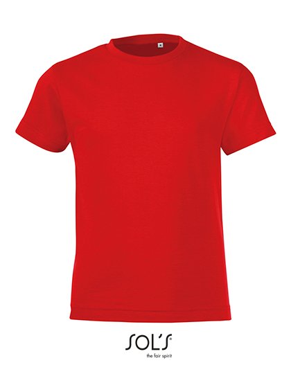 SOL´S Kids' Round Collar T-Shirt Regent Fit – Red