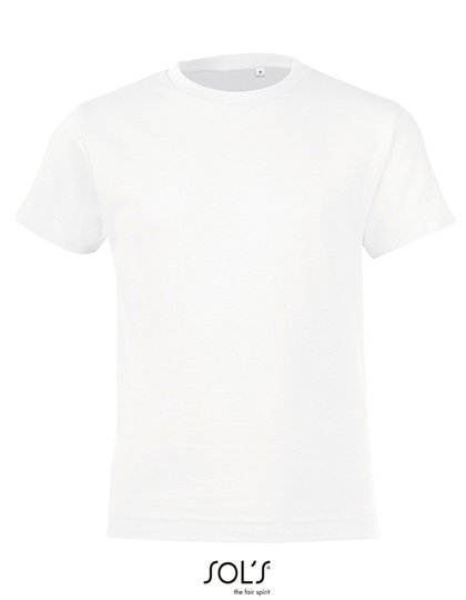 SOL´S Kids' Round Collar T-Shirt Regent Fit – White