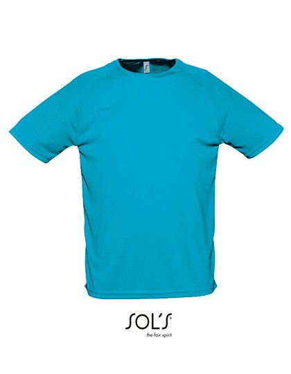 SOL´S Men's Raglan Sleeves T Sporty – Aqua