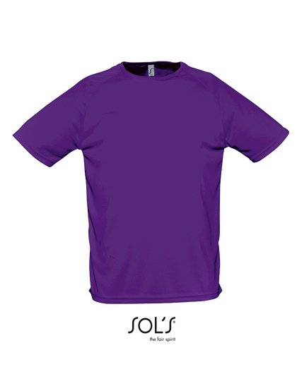 SOL´S Men's Raglan Sleeves T Sporty – Dark Purple