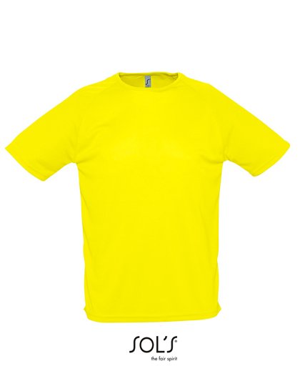SOL´S Men's Raglan Sleeves T Sporty – Lemon