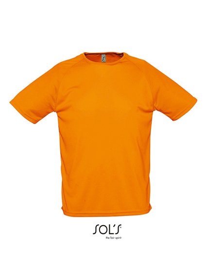 SOL´S Men's Raglan Sleeves T Sporty – Neon Orange