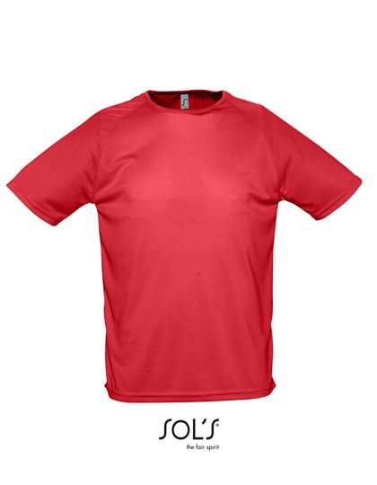 SOL´S Men's Raglan Sleeves T Sporty – Red