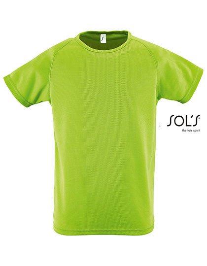 SOL´S Kids' Raglan Sleeved T-Shirt Sporty – Apple Green