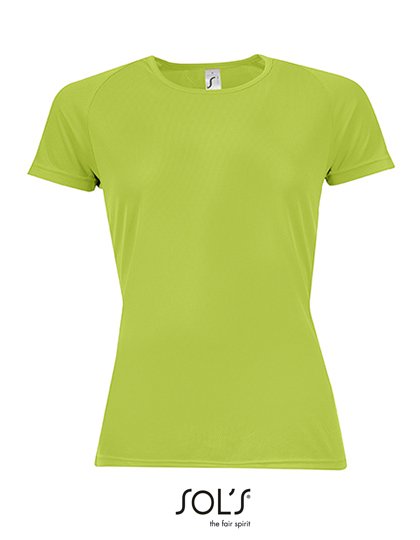SOL´S Women's Raglan Sleeves T Sporty – Apple Green