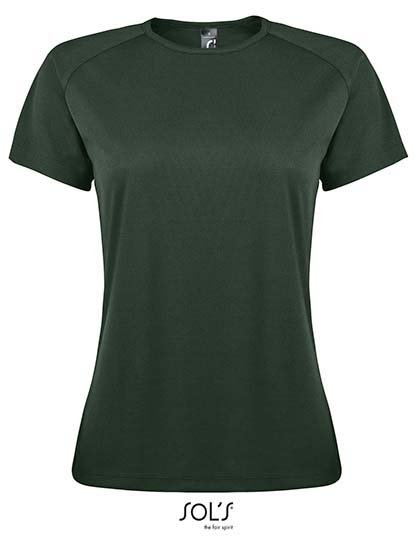 SOL´S Women's Raglan Sleeves T Sporty – Forest Green